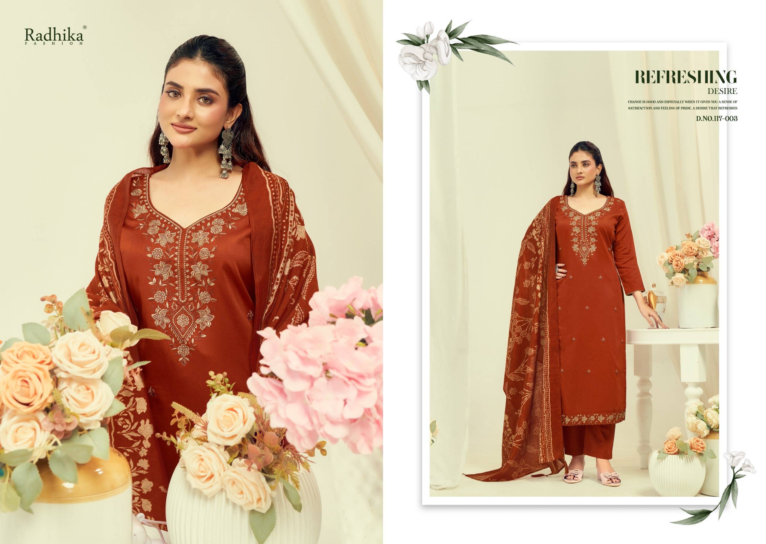 SHAFINAZ VOL 2 By Radhika fashion 001 To 006 Series Beautiful Festive Suits Colorful Stylish Fancy Casual Wear & Ethnic Wear Pure Cotton Dresses At Wholesale Price